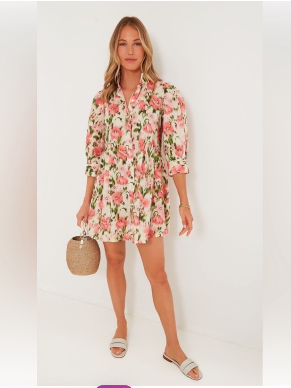 Tuckernuck Blush Ikat Blooms Lindsay Dress